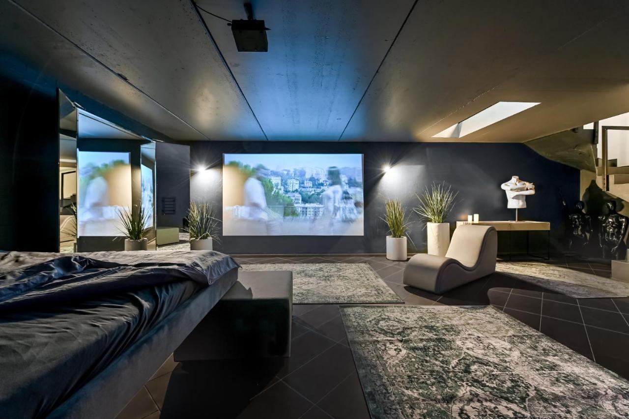 Ferienwohnung Jacuzzi Cinema Loft Kaunas Exterior foto