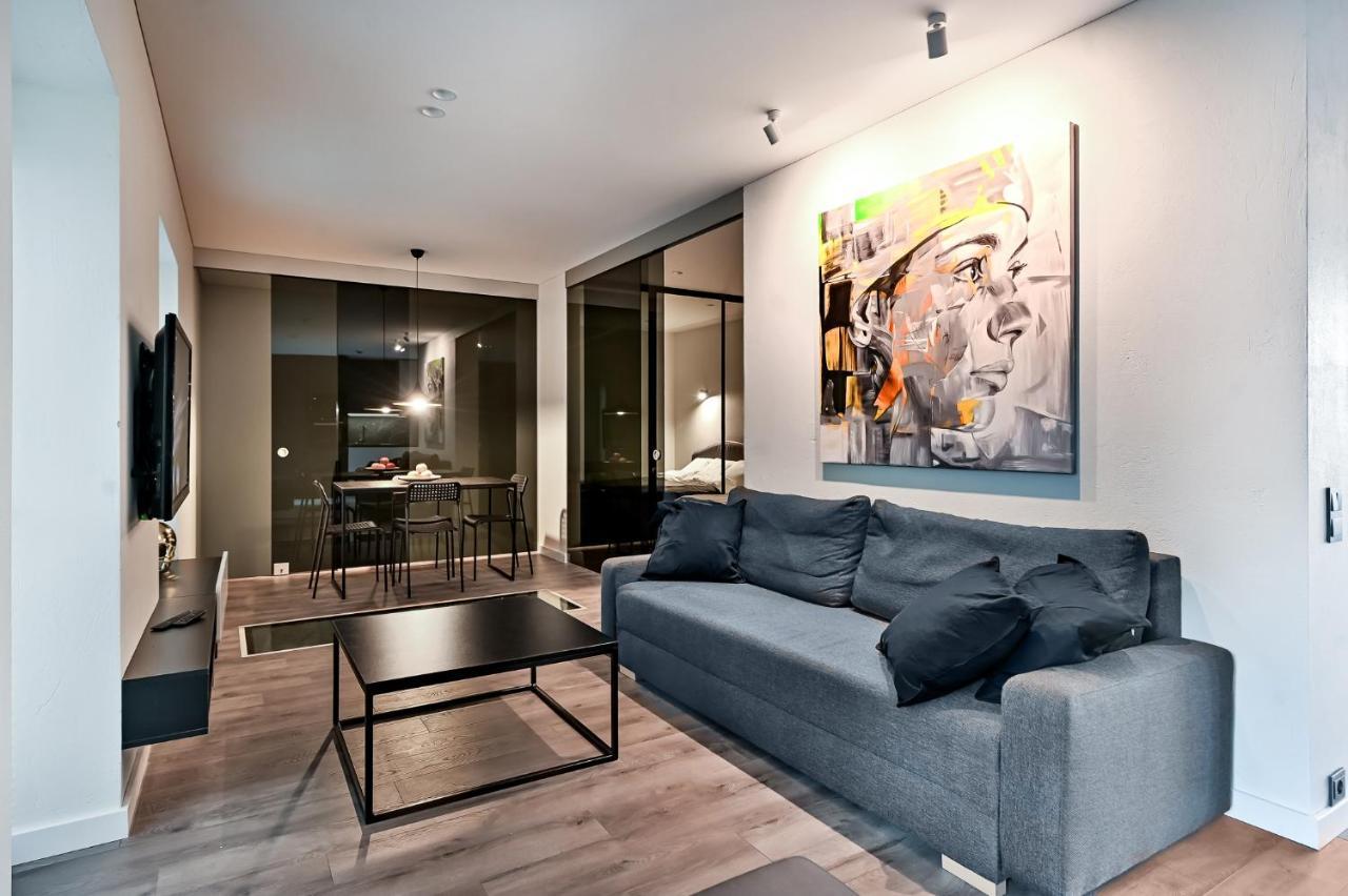 Ferienwohnung Jacuzzi Cinema Loft Kaunas Exterior foto
