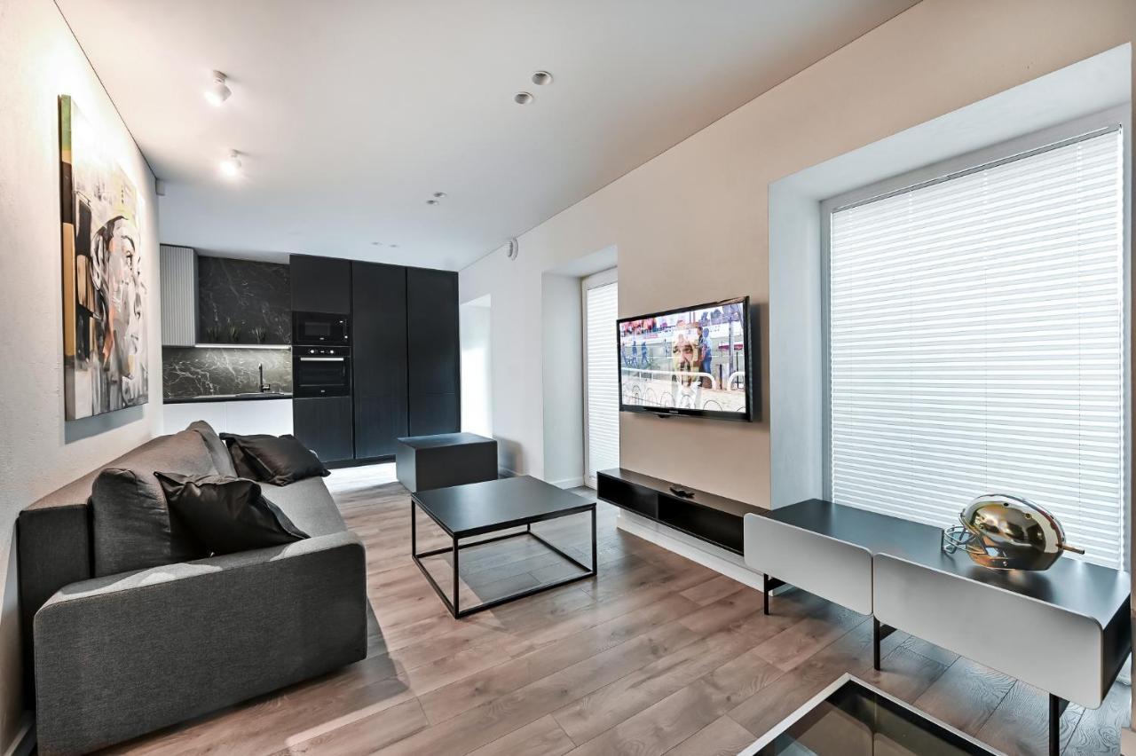 Ferienwohnung Jacuzzi Cinema Loft Kaunas Exterior foto