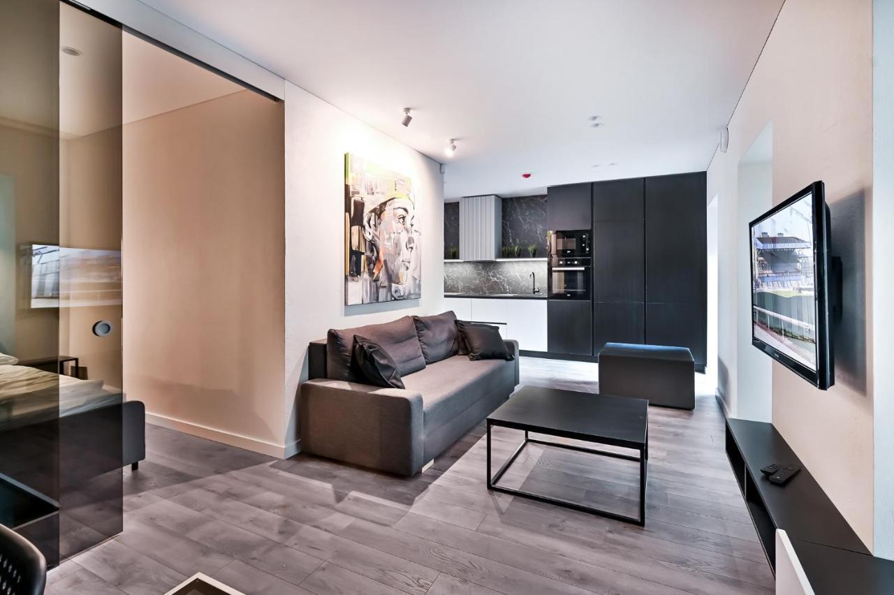 Ferienwohnung Jacuzzi Cinema Loft Kaunas Exterior foto