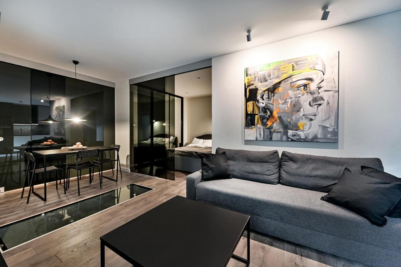 Ferienwohnung Jacuzzi Cinema Loft Kaunas Exterior foto